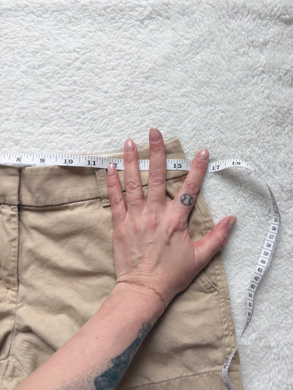 J.Crew Reimagined Khaki Shorts Size 4 Tailored Summer - Picture 3 of 4